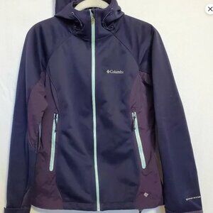 Columbia soft shell, Omni-wind block, Omniheat, hooded jacket Size L